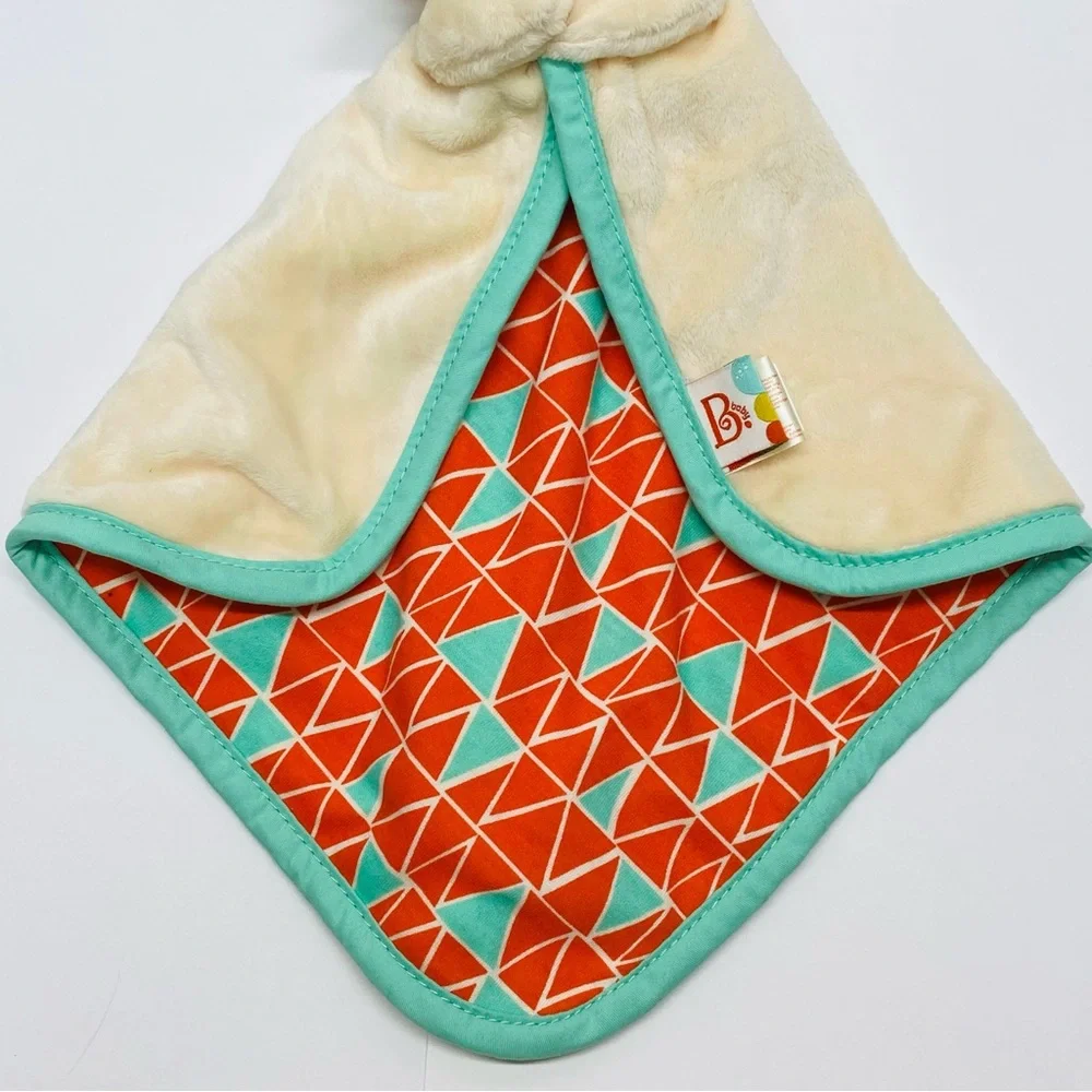 B Baby Bunny Lovey Security Blanket Sleepy Bunny Rabbit Toy Stuffed Animal